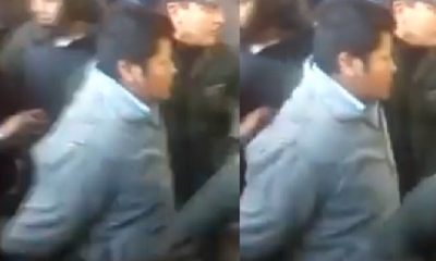 Miles de cocaleros exigen libertad para el dirigente/Foto Captura de pantalla