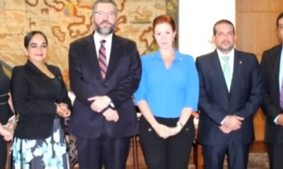 Legisladores, presidente del Comité Cívico asistieron a la reunión/Foto. RRSS