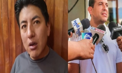 Marco Pumari y Luis Fernando Camacho
