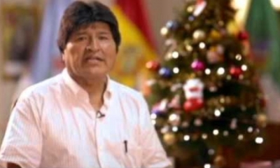 El presidente Evo Morales pidió que la Navidad se renueve el compromiso del pueblo por la construcción de una Bolivia con más justicia social