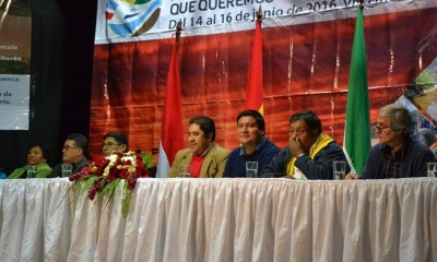 El encuentro se realiza con autoridades de Bolivia, Paraguay y Argentina/Foto. RRSS