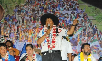 El presidente Evo Morales