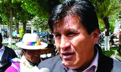 Juan Chino, alcalde de Caracollo/Foto. RRSS
