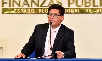 El ministro de Economía, Marcelo Montenegro.