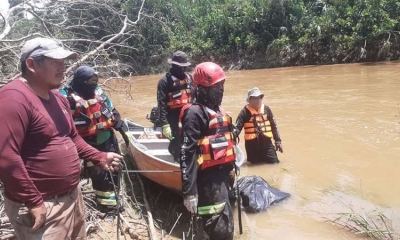 Rescatistas recuperan cuerpo de menor ahogada