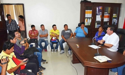 Alcalde reunido con la Asoc. de Constructores