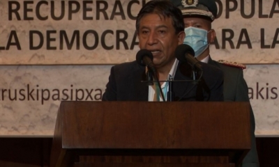 David Choquehuanca, vicepresidente de Bolivia/Foto. ABI