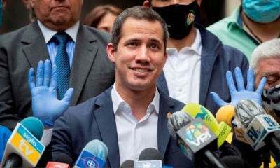 El líder opositor venezolano Juan Guaidó, es presidente interino de Venezuela desde inicios de 2019. | Fuente: EFE 