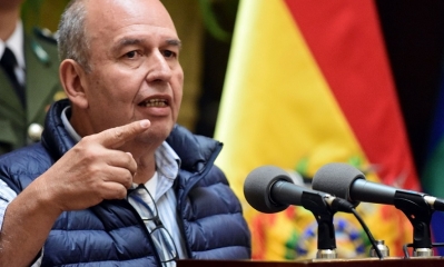 El ministro de Gobierno, Arturo Murillo