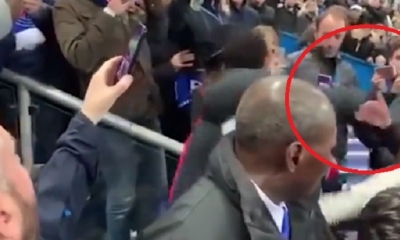 Neymar habría dado un puñetazo a un hincha/Foto.Captura de pantalla 