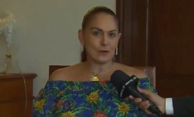 Cristina Viscarra, candidata a presidenta del Comité Civico Pro Santa Cruz/Foto. RRSS