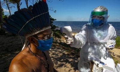 Más de 600 indígenas de Brasil fallecieron y al menos 21.000 contrajeron la COVID-19. | Fuente: AFP