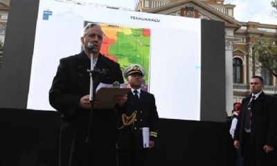 El presidente en Ejercicio Álvaro García Linera. Foto: RRSS