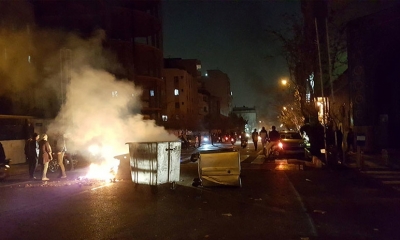 Protestas en Teherán (Irán)/Foto. RRSS