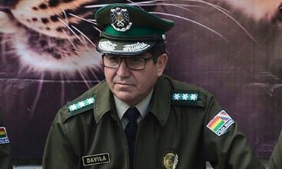 Exdirector de la Fuerza Especial de Lucha Contra el Narcotráfico (FELCN), coronel Maximiliano Dávila
