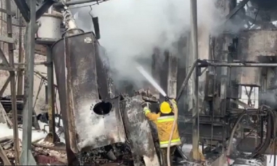 Así quedó la central hidroeléctrica del Guri/Foto. RRSS