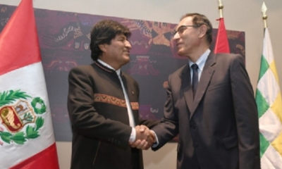 Evo Morales y Martín Viscarra/Foto. RRSS