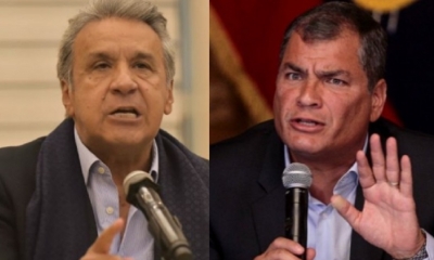 Lenín Moreno y Rafael Correa/Foto. RRSS