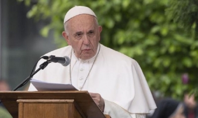 El Papa Francisco, en una foto de archivo de 2019 - EFE