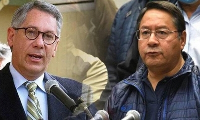 Eduardo Rodríguez Veltzé y Luis Arce