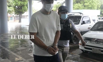 Julio César Herbas en la audiencia cautelar