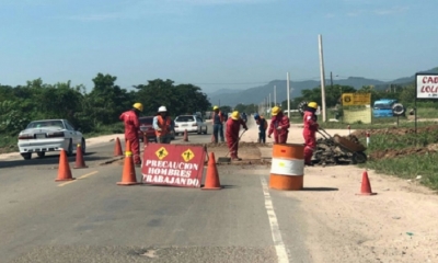 Capa asfaltica en Yacuiba.