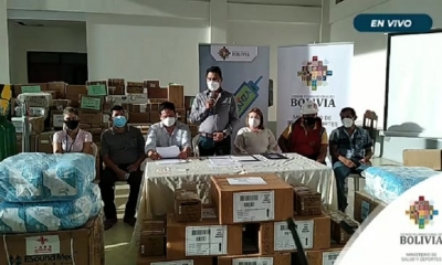El ministro de Salud y Deportes, Jeyson Auza