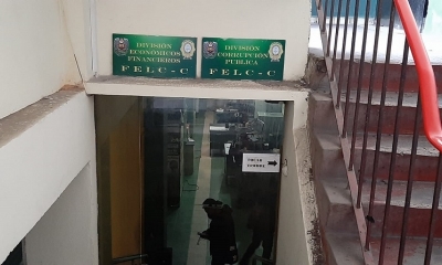 Oficinas de la FELCC-La Paz.