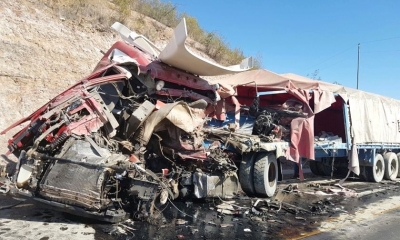 Así quedo el motorizado/Foto. RRSS