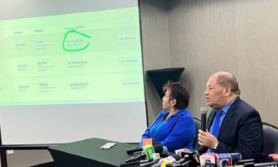 Los exministros de Evo Morales, Carlos Romero y Teresa Morales