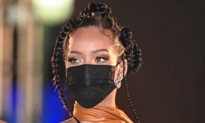 La cantante barbadense Rihanna, embarazada de su primer hijo.