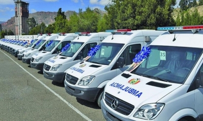Ni la empresa observada sabía que Potosí “recibió” las 41 ambulancias.