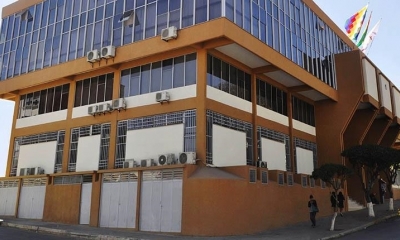 El edificio donde funciona el Tribunal Constitucional Plurinacional, en Sucre. 
