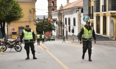 La policía patrulla las calles de Potosí | APG
