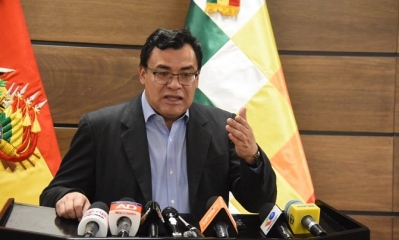 El presidente de Diputados, Jerges Mercado, en rueda de prensa. (Foto: Archivo)