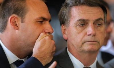 Jair Bolsonaro y Eduardo Bolsonaro/Foto. 