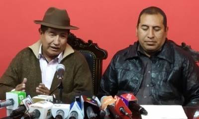 Rafael Quispe y Wilson Santamaría, diputados de oposición/Foto. RRSS