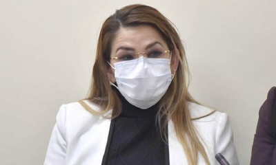 La expresidenta Jeanine Áñez. 