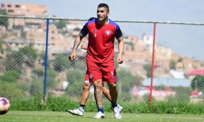 Entrenamiento de Cristian Chavez