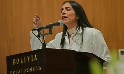  La ministra de Salud, Gabriela Montaño