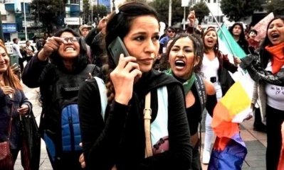 Expresentadora de televisión Melisa Ibarra.
