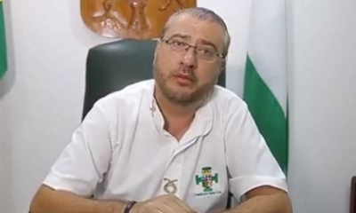 El presidente del Comité pro Santa Cruz, Rómulo Calvo