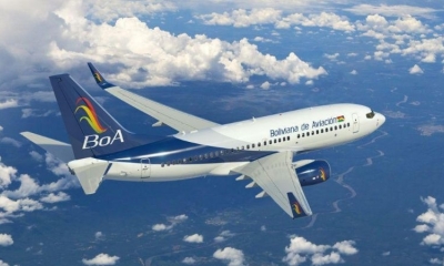 La aerolínea Boliviana de Aviación (BOA)