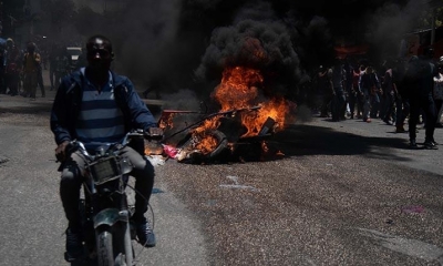 Haitianos protestan contra el proyecto de Constitución que impulsa el presidente Jovenel Moise. | EFE