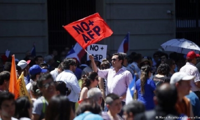 Las protestas contra el sistema de pensiones se registran desde hace varios años, incluso existe un movimiento llamado NO+AFP.