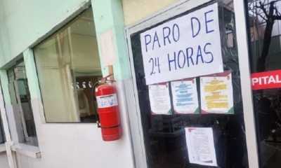 Anuncio del paro médico.