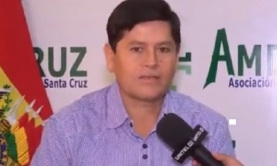 Rodolfo Vallejos, presidente de AMDECRUZ/Foto. Captura de pantalla