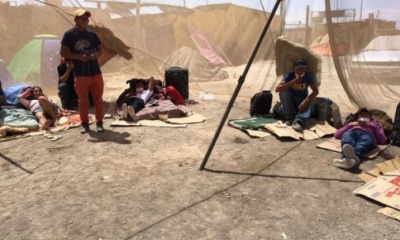 Bolivianos en la población chilena de Huara. / EFE