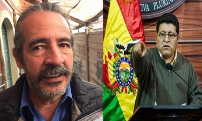  Raúl García Linera y Efraín Chambi