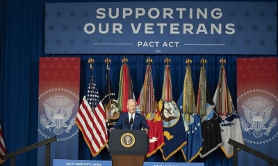 El presidente estadounidense, Joe Biden, en Salt Lake City. 